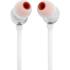 JBL Tune 310C Headphones Wired In-Ear Headphones Pure Bass Sound, 3-Button EQ Selection, Make Clear Calls with USB-C Devices, Microphone and USB-C Port - White